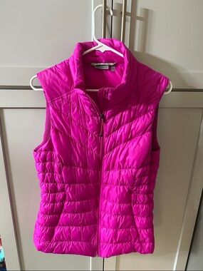 Athleta Pink Quilted Puffer Vest - Women's